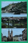 Preview: AK Hof an der Saale Bayern / 1915 / 3-Bild-Karte / Labyrinth / Stadtansicht / Partie an der Michaeliskirche